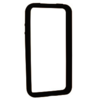 iPhone 4 Bumper TPU Sort m/knopper