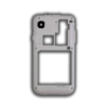 Samsung Galaxy S Middlecover Metallic White