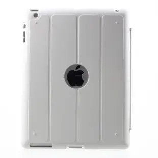 Four-fold Smart Leather Stand Case for iPad 2/3/4 - White
