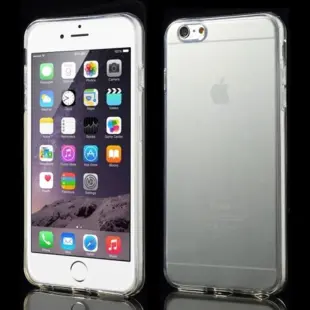 Glossy Surface TPU Gel Case til iPhone 6 Plus/6s Plus - Transparent