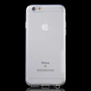 Glossy Surface TPU Gel Case til iPhone 6/6S - Transparent
