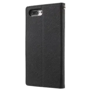 MERCURY GOOSPERY Leather Wallet Case for iPhone 8 Plus/7 Plus Black