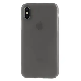 Rubberized Matte PC Hard Shell for iPhone X Grey