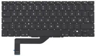MacBook Pro 15'' A1398 Keyboard Nordic Layout