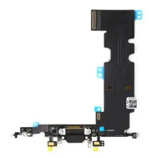 iPhone 8 Plus Charging Port flex kabel - sort