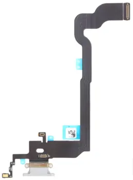 iPhone X Charging Port Flex Cable - Silver