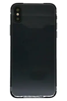iPhone X bagcover m/ small parts uden logo - Space Grey