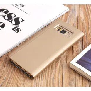 Plated Mirror Surface View Case for Samsung Galaxy S9 Gold