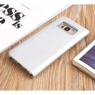 Plated Mirror Surface View Case for Samsung Galaxy S8+ Silver