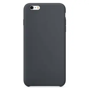 Hard Silicone Case for iPhone 6 Plus/6S Plus Black