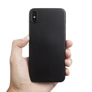 TPU Soft Back Cover for iPhone X Matte Black
