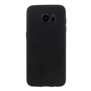 TPU Soft Back Cover for Samsung S7 edge Matte Black
