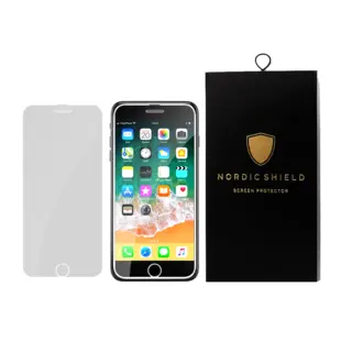 Nordic Shield Apple iPhone 7Plus/8Plus 3D Curved Screen Protector White (Blister)