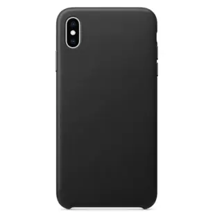 Real Leather Case for iPhone XS Max Black