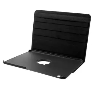 iPad Pro 11-inch (2018) Litchi Grain Leather Cover with 360 Degree Rotary Stand - Black
