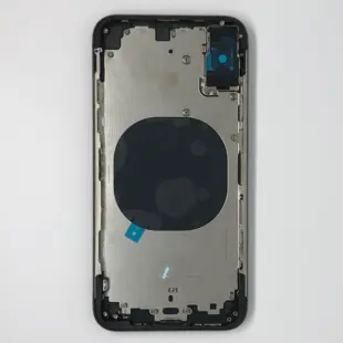 iPhone XS bagcover uden logo - Space Grey