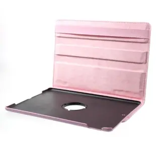 iPad Pro 10.5-inch (2017) Litchi Grain Cover with 360 Degree Rotary Stand - Pink