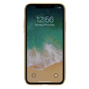 Clear TPU Protective Case til iPhone XR Guld