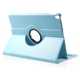 iPad Pro 10.5-inch (2017) Litchi Grain Cover with 360 Degree Rotary Stand - Baby Blå