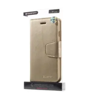 MERCURY GOOSPERY Sonata Diary Case for iPhone 7/8/SE (2020) Gold