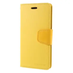 MERCURY GOOSPERY Sonata Diary Case for iPhone X / XS Yellow