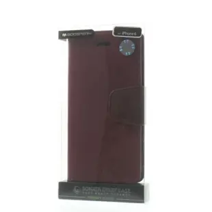 Mercury GOOSPERY Sonata Diary Cover til iPhone 6 Plus/6S Plus Vin Rød