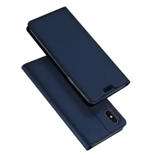 DUX DUCIS Skin Pro Flip Cover til iPhone XS Max Mørkeblå