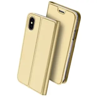 DUX DUCIS Skin Pro Flip Case for iPhone X / XS Gold