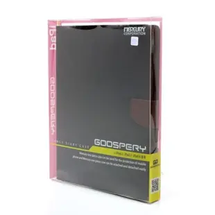 Mercury Goospery Fancy Diary Case for iPad 2/3/4 Brown