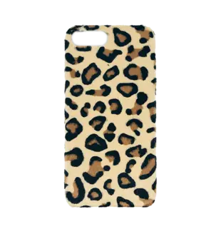 Leopard Hair Hard Cover til iPhone 7 Plus/8 Plus Lys