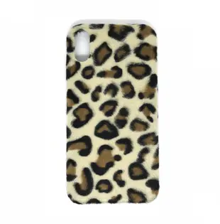 Leopard Hair Hard Cover til iPhone X Lys