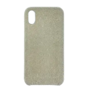 Horse Hair Hard Case for iPhone X White