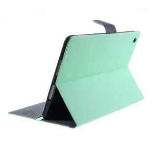 Mercury Goospery Fancy Diary Case for iPad Pro 9.7" - Cyan/Dark Blue