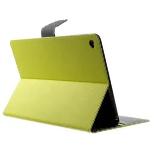 Mercury Goospery Fancy Diary Case for iPad Air 2 - Green/Dark Blue