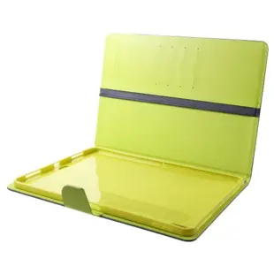 MERCURY GOOSPERY Wallet Leather Case for iPad Pro 12.9 (2. gen.) Neon green