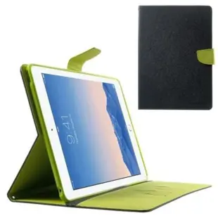 Mercury Goospery Fancy Diary Case for iPad 2/3/4 Blue/Green