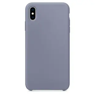 Hard Silicone Case til iPhone XS MAX Grå