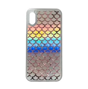 iPhone X TPU Case with Shining Colour Effect