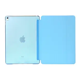 Tri-fold Leather Flip Case for iPad Air 2/Pro 9.7 Blue