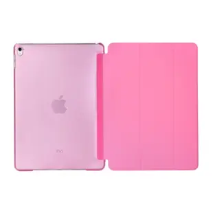 Tri-fold Flip Cover til iPad Air 2/Pro 9.7 Lyserød