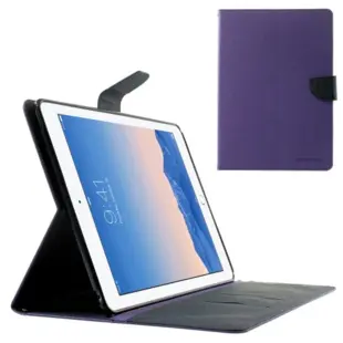 Mercury Goospery Fancy Diary Case for iPad Pro 9.7" - Purple/Black