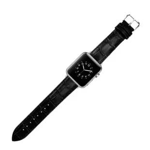 Apple Watch 38mm og 40mm PU Leather Band Black