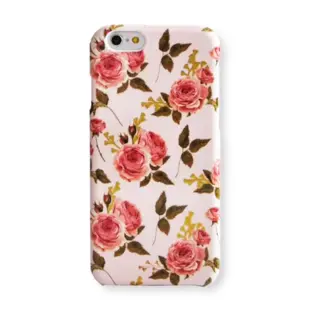 Blomster Cover med roser til iPhone 7 Plus/8 Plus Lyserød