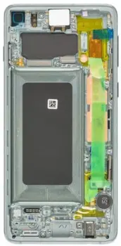 Samsung Galaxy S10 OLED skærm med ramme (Grøn) (Original)