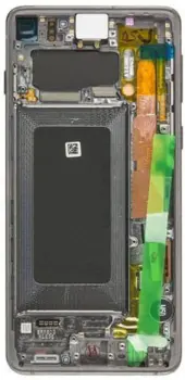 Samsung Galaxy S10 OLED skærm med ramme (Sort) (Original)