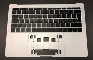MacBook Pro 13'' A1708 Keyboard w/frame Nordic Layout Sølv