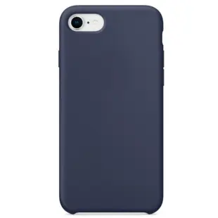 Hard Silicone Case for iPhone 7/8/SE (2020) Dark Blue