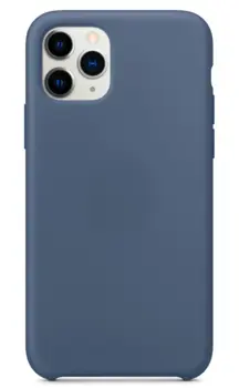 Hard Silicone Case til iPhone 11 Pro Blå
