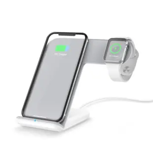 Wireless Fast Charger 2-in-1 Hvid