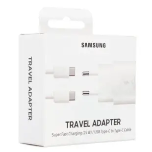 Samsung Adapter med datakabel (25W) Hvid